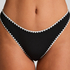 Figi od bikini Kenya z wysokim stanem, Czarny