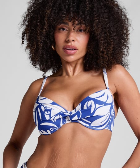 Top od bikini Mauritius, Niebieski