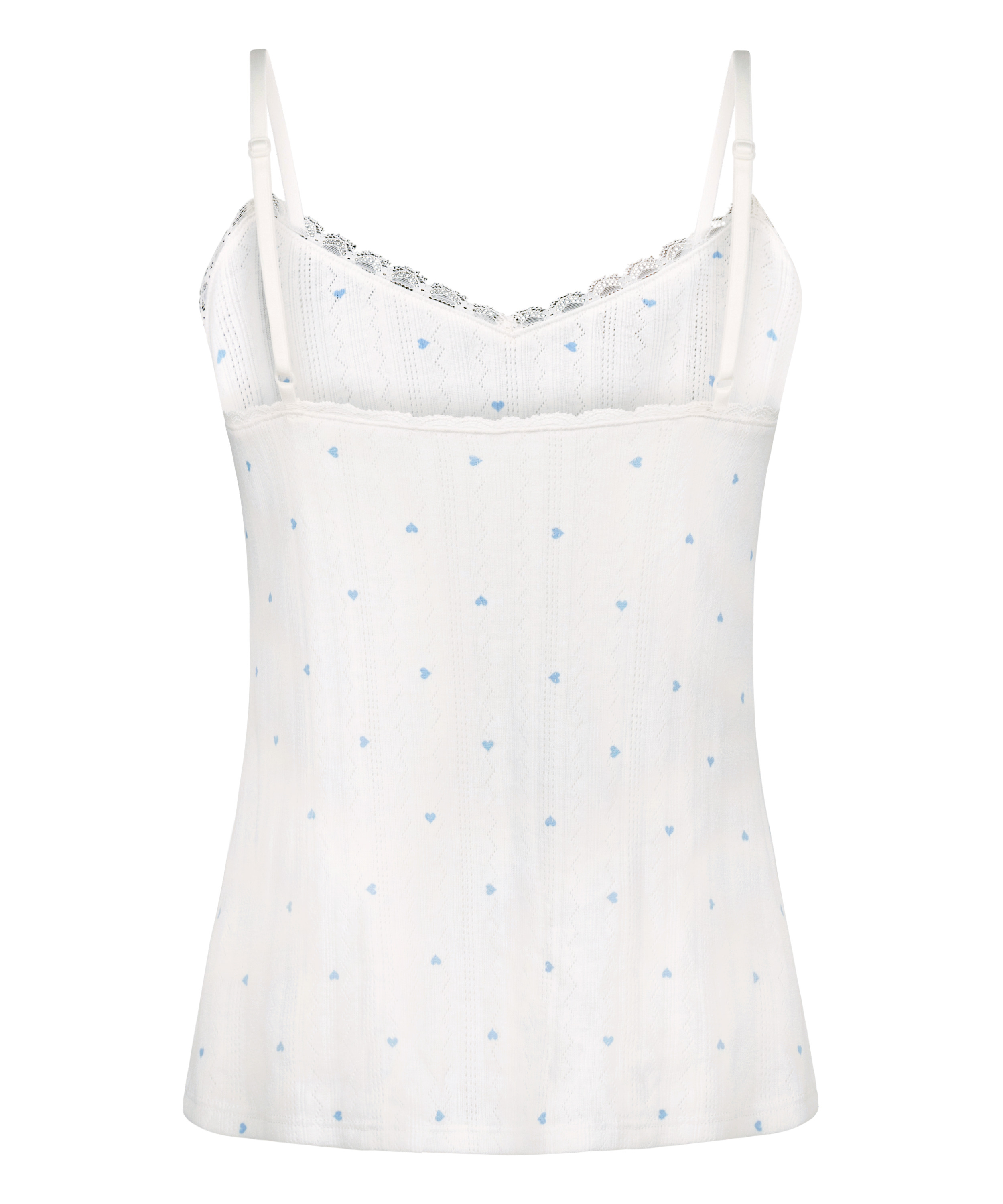 Cami lace top, Niebieski, main