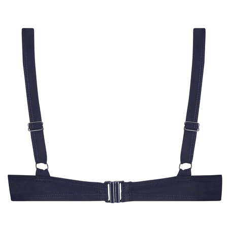 Nieusztywniona g&oacute;ra od bikini z klamrą Sunset Dreams, Niebieski