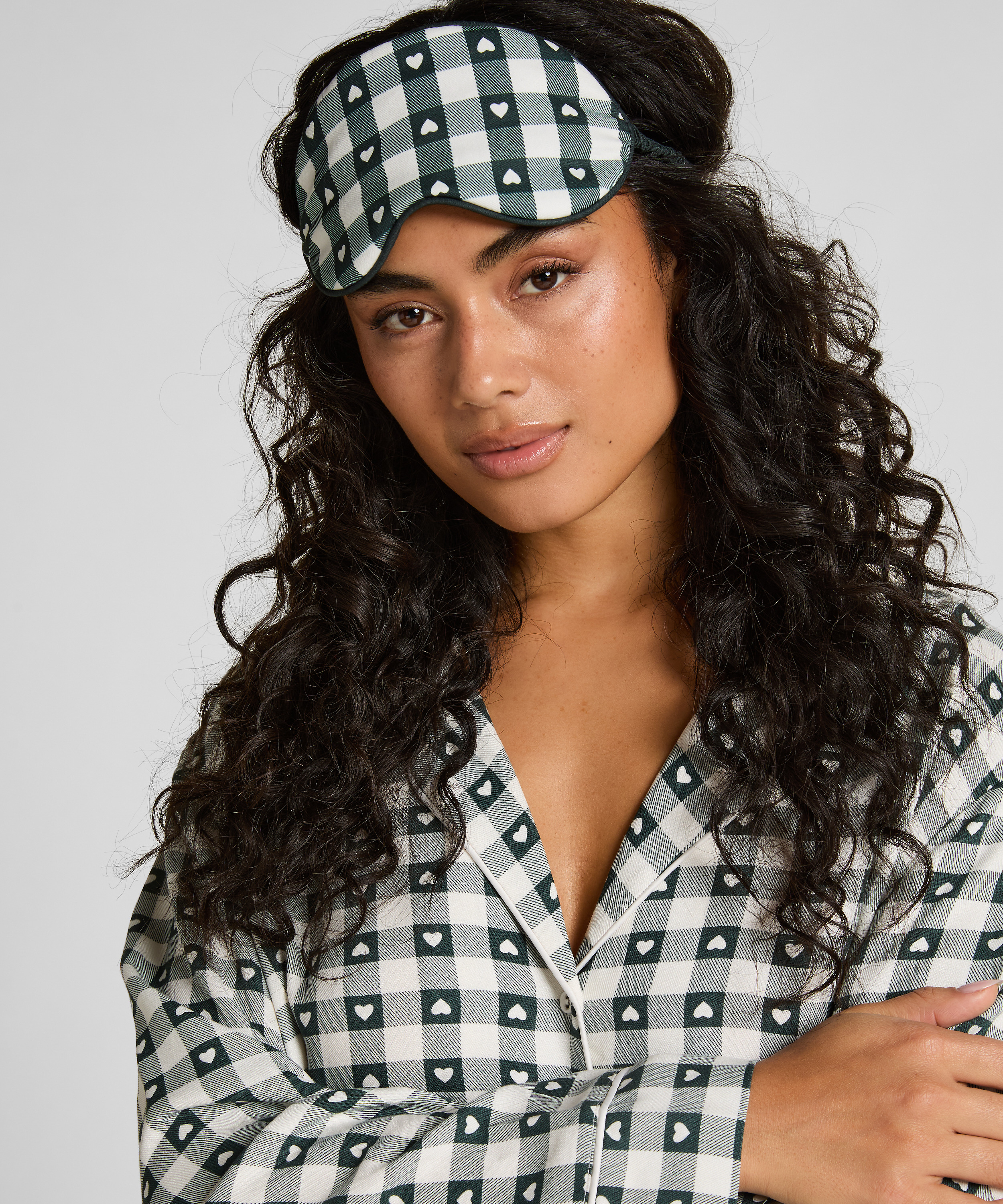 Maska na oczy, Zielony, main