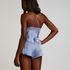 Cami Top Satin Marcela, Niebieski