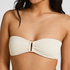 G&oacute;ra od Bikini Bandeau St Kitts, Biały