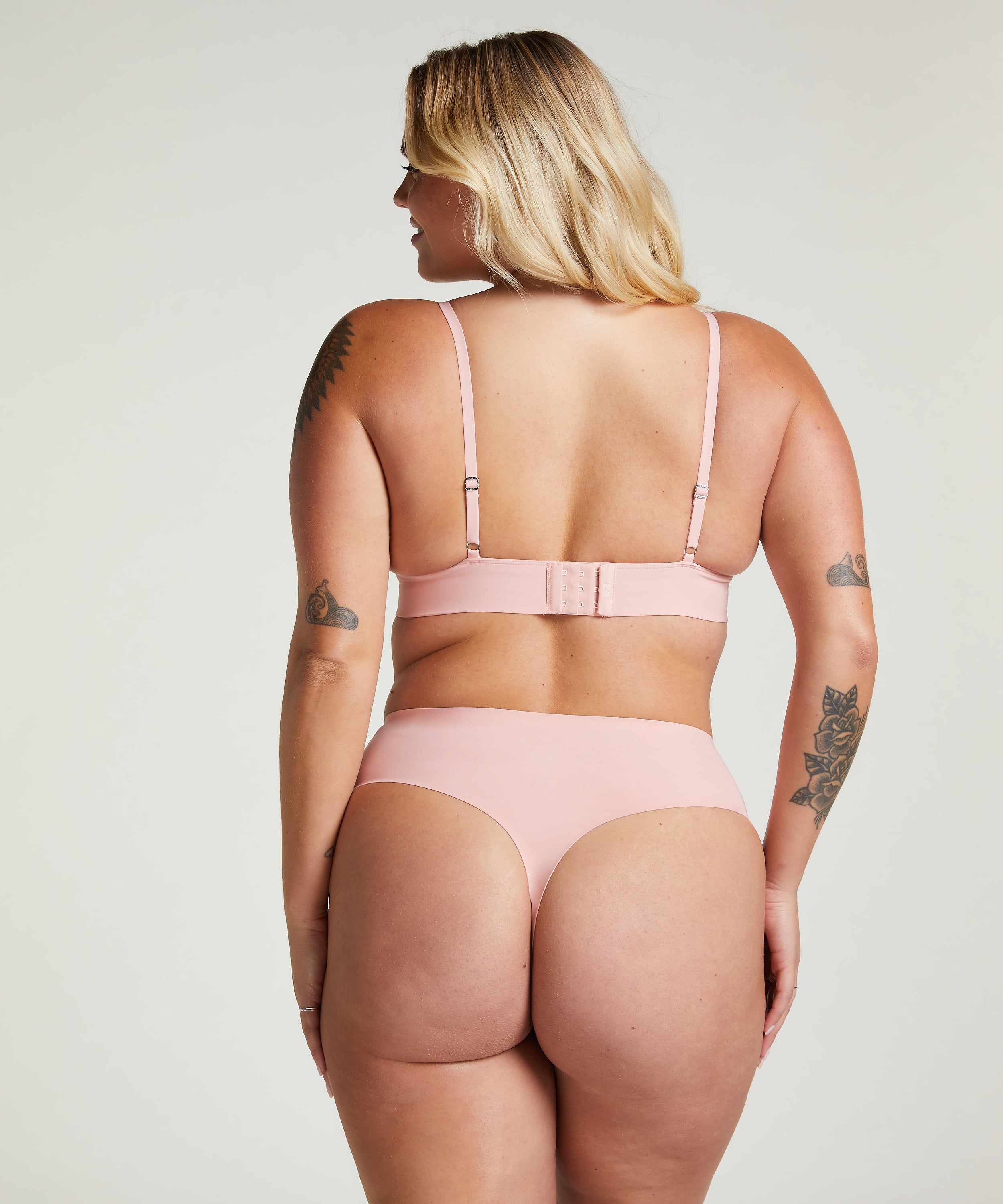 Tr&oacute;jkąt Bralette Smooth, R&oacute;żowy, main