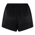 Satin Shorts Ayla, Czarny
