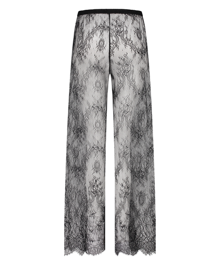 Spodnie Lace Camille, Czarny