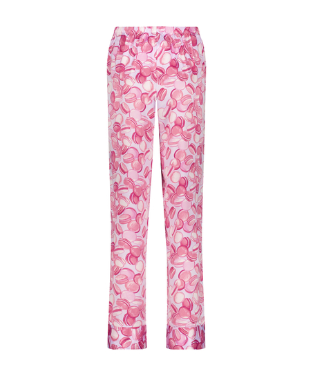 Spodnie z satyny, Fioletowy