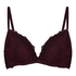 Padded Underwired Longline Bra Aveline, Fioletowy