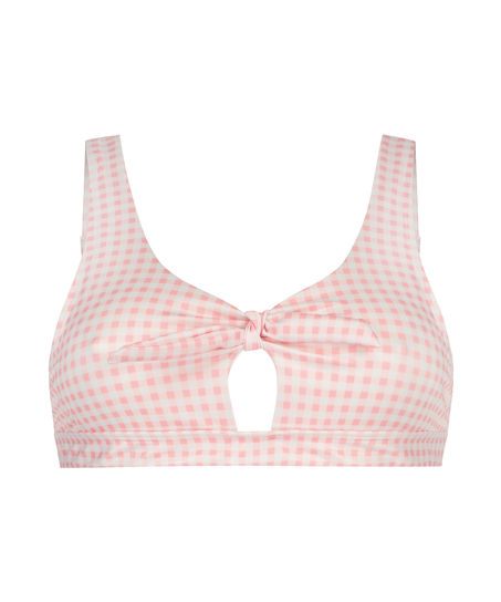 G&oacute;ra od bikini o skr&oacute;conym kroju Seychelles, R&oacute;żowy