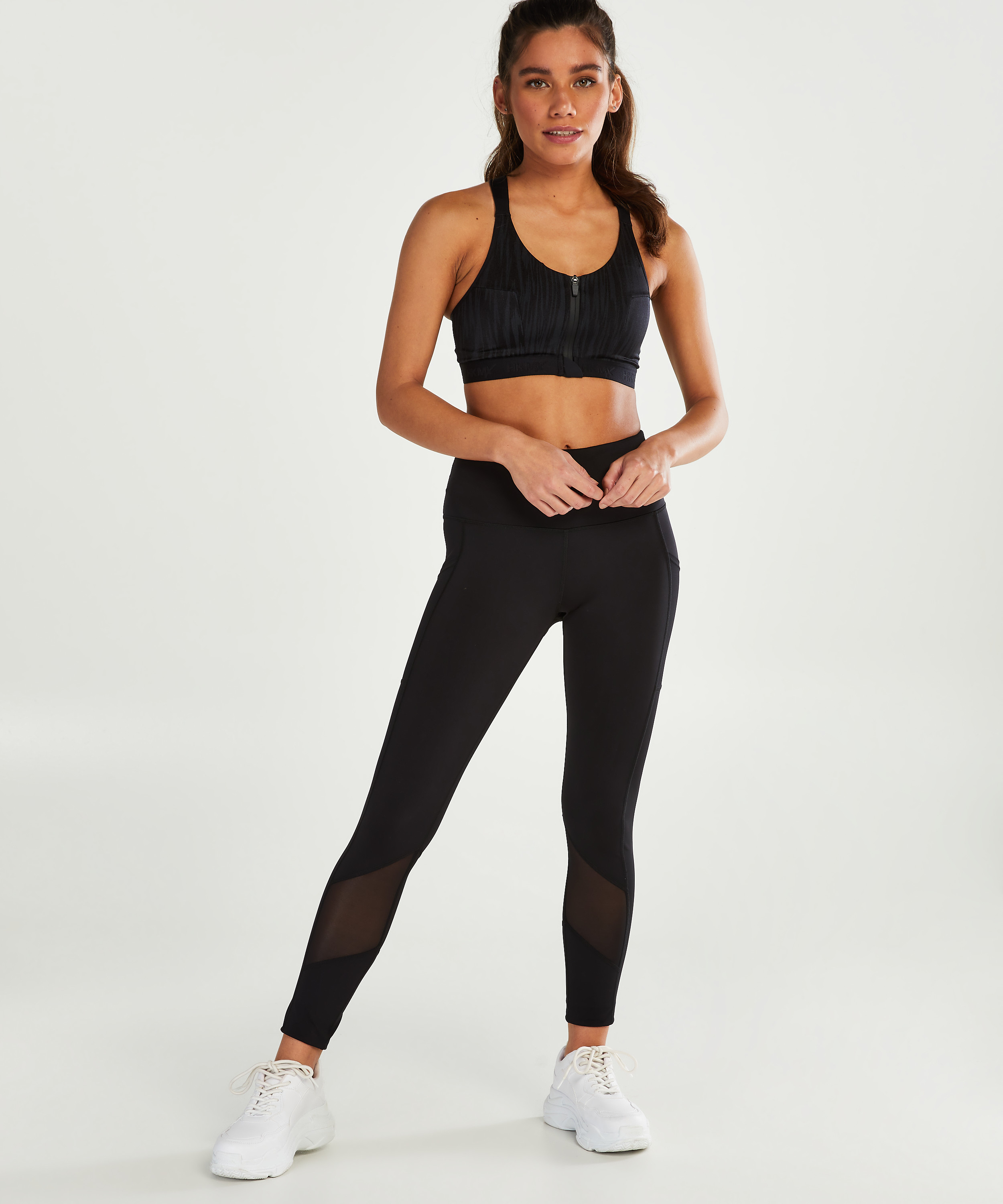 Biustonosz sportowy HKMX All Star Level 3, Czarny, main