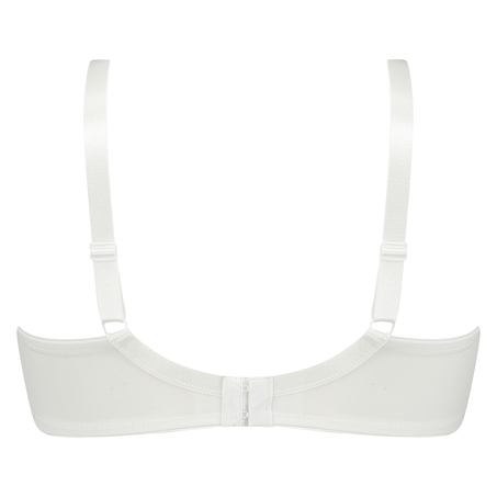 Nieusztywniany biustonosz minimizer z fiszbinami Nina, Biały