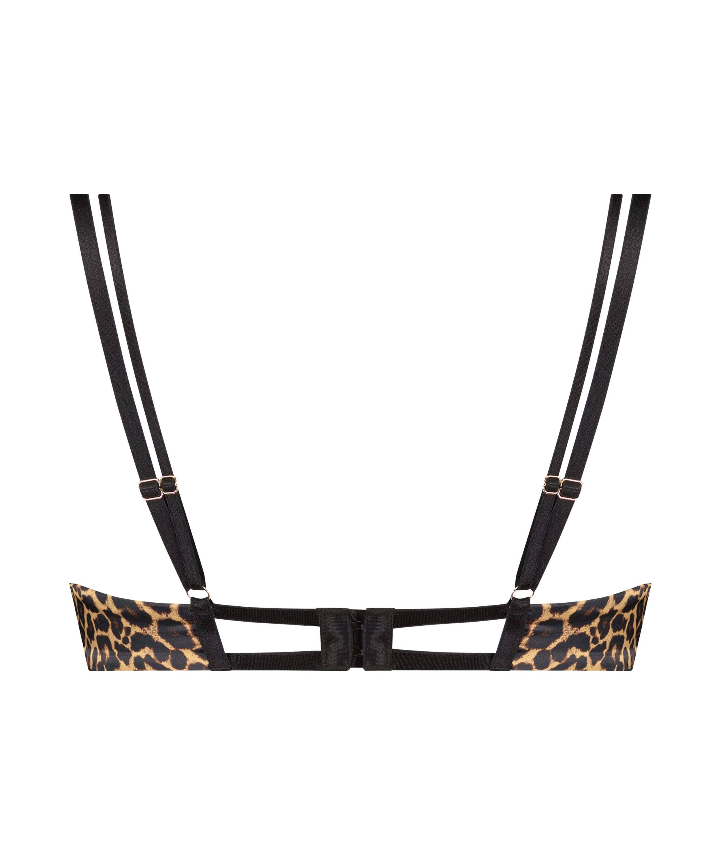 Biustonosz półusztywniany usztywniany z fiszbinami Ellie, Czarny, main