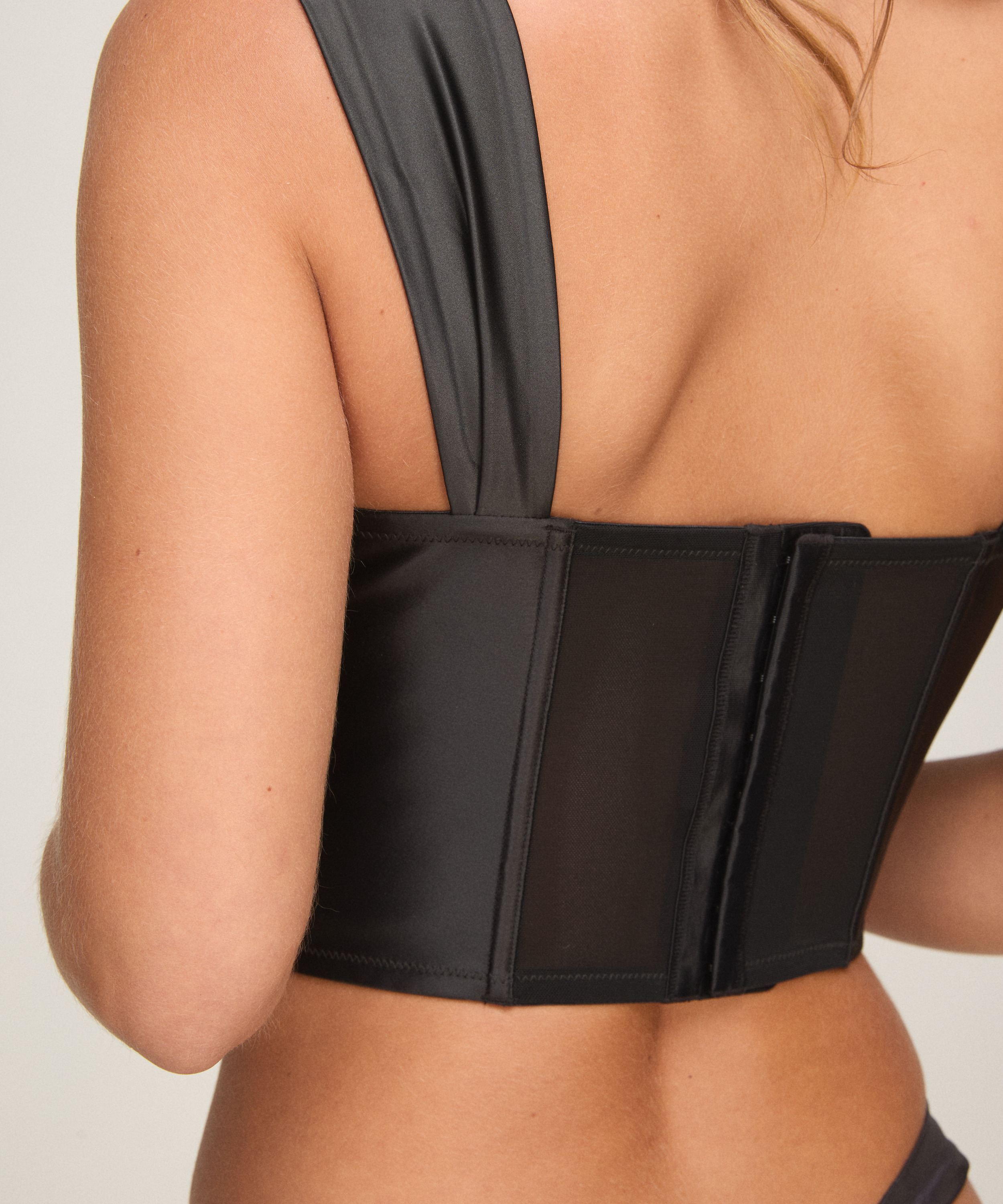 Bustier Anastasia, Czarny, main