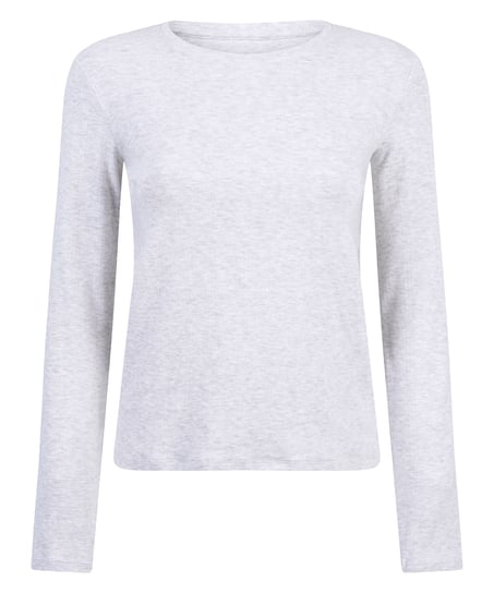 Top od piżamy Pointelle, Szary