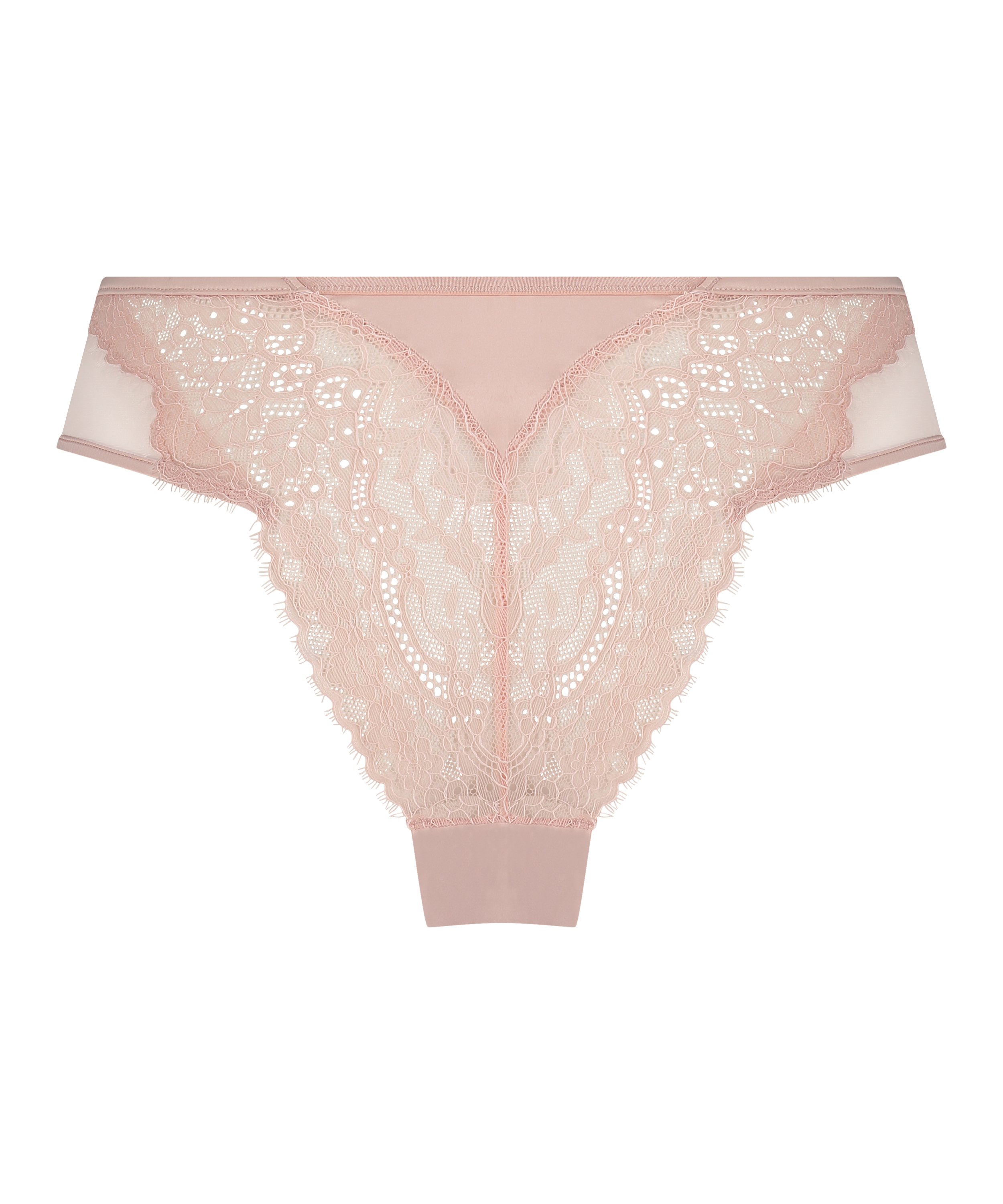 Majtki brazylijskie z wysokim wycięciem Nicole, Różowy, main