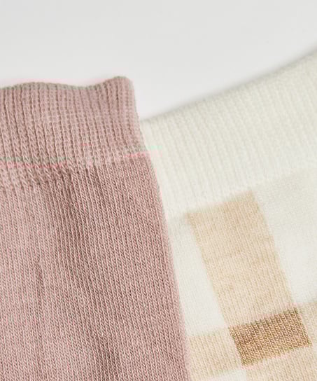 2 pary skarpet bawełnianych, Czarny