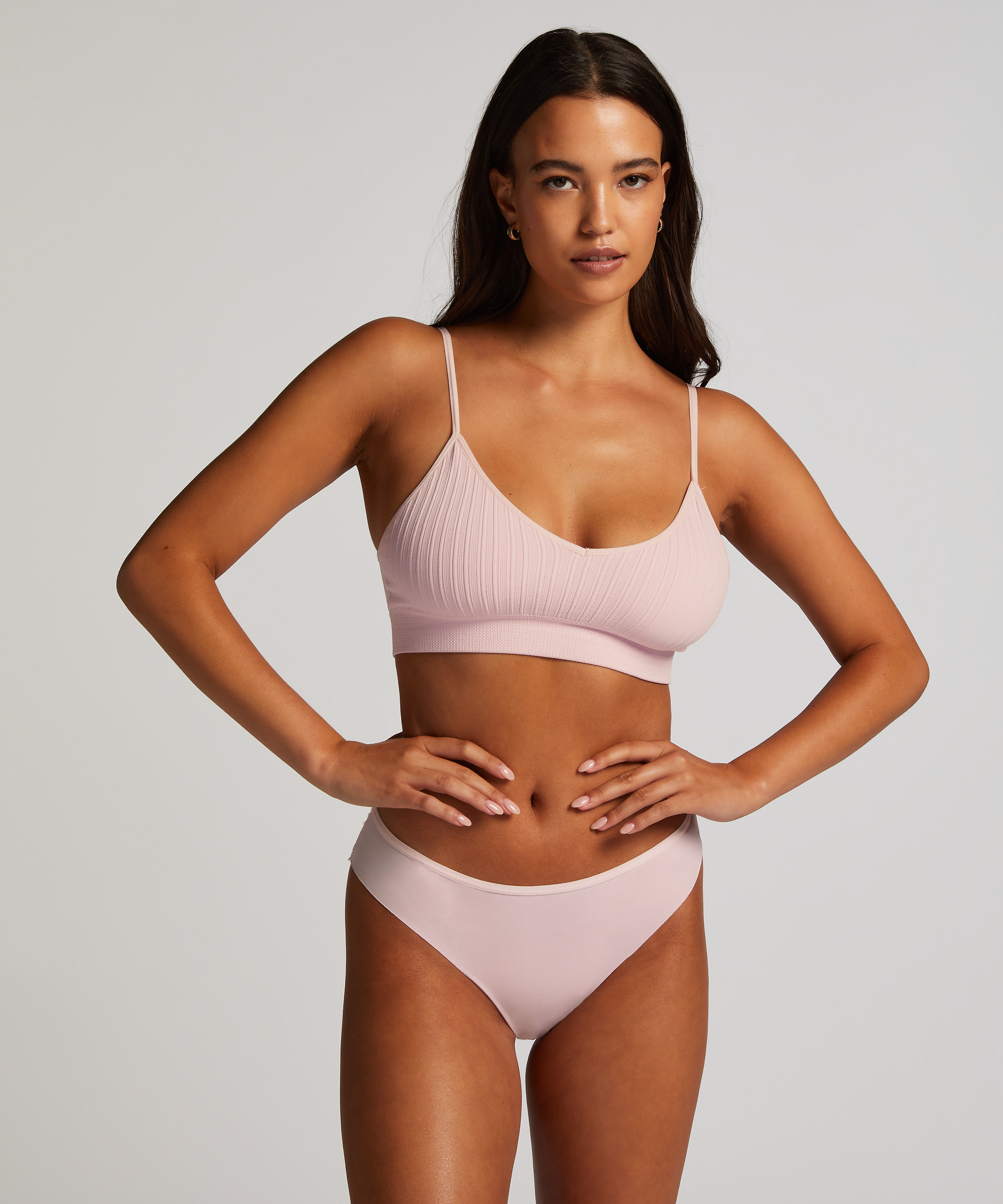 Brazyliany Lace Back, R&oacute;żowy, main