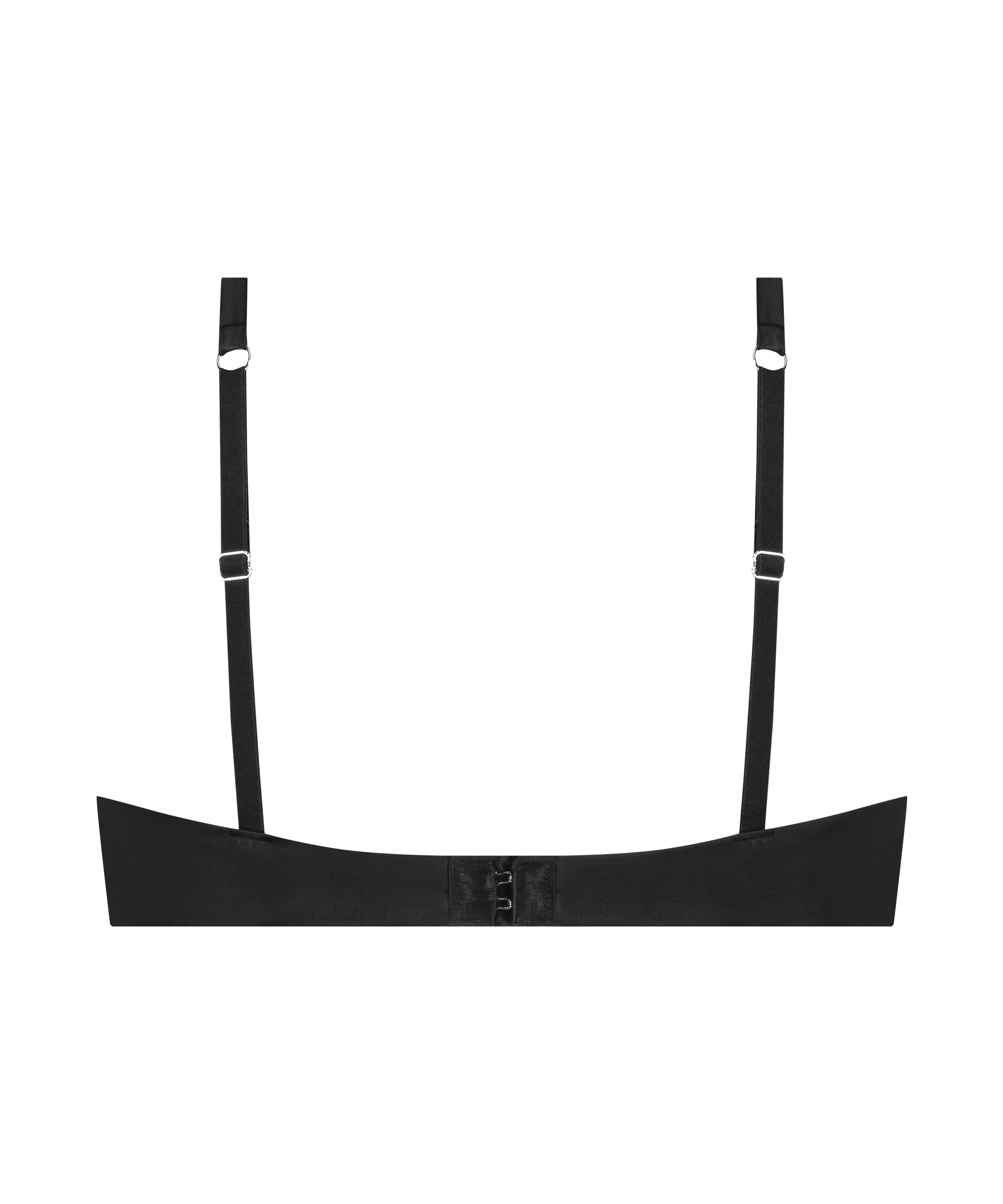 Nieusztywniony biustonosz z fiszbinami Almendra, Czarny, main