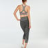 HKMX High Waist Level 3 Capri Leggings, Szary