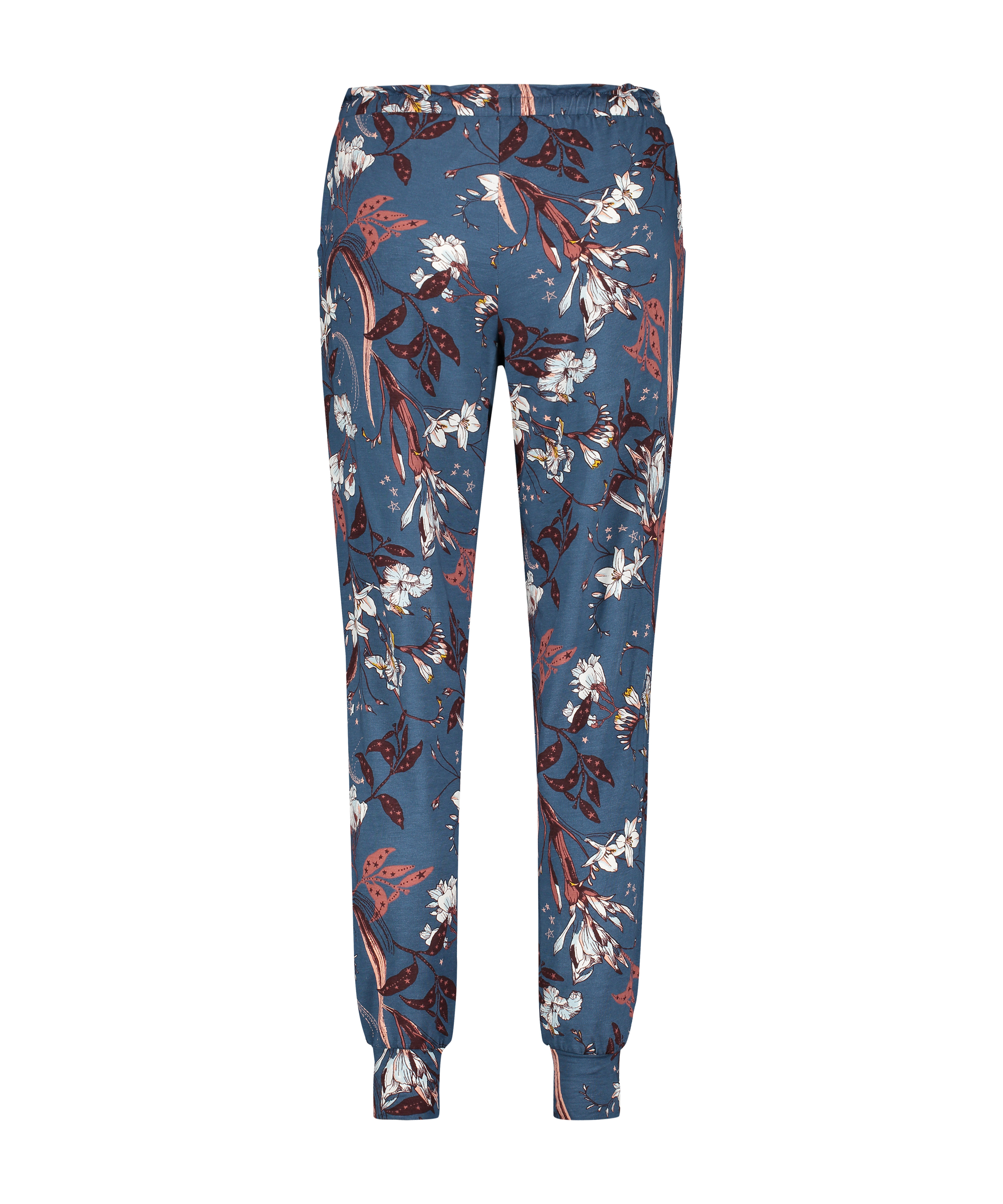 Jersey Pyjama Bottoms, Niebieski, main