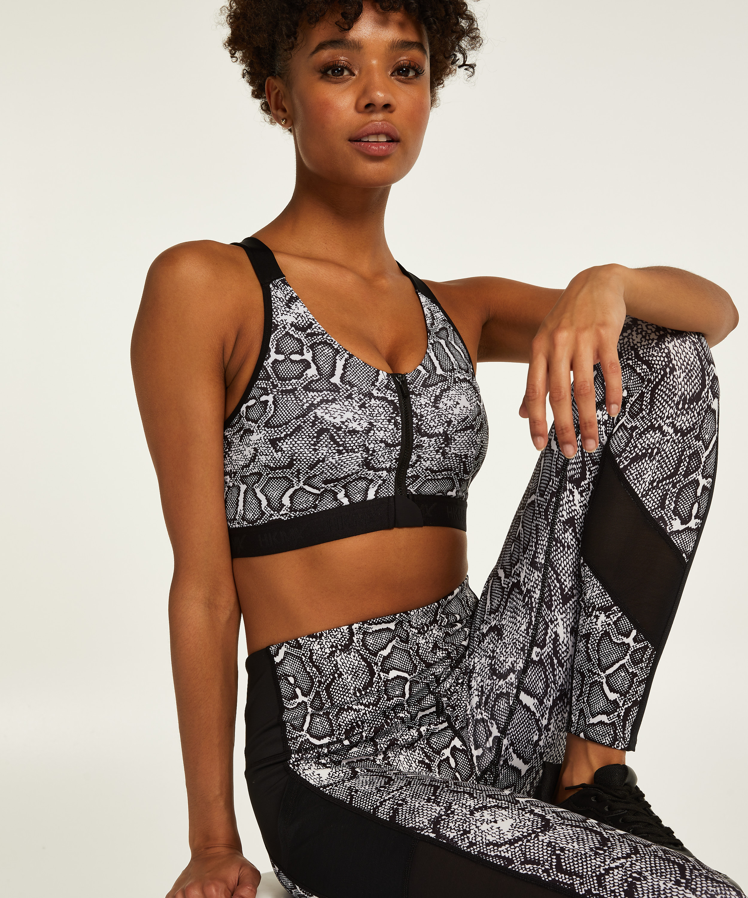 Biustonosz sportowy HKMX All Star Level 3, Biały, main