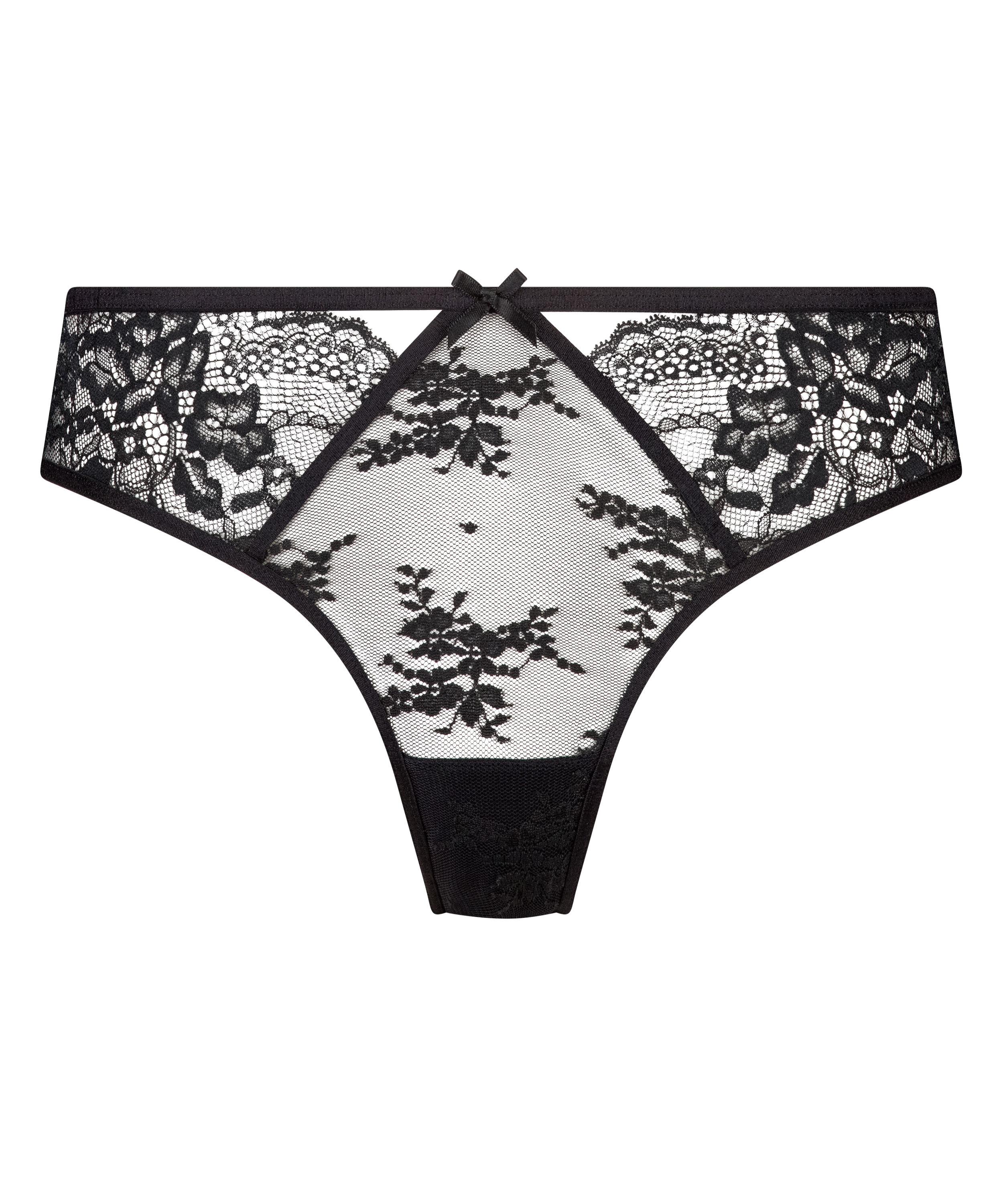 Majtki brazylijskie Danica, Czarny, main