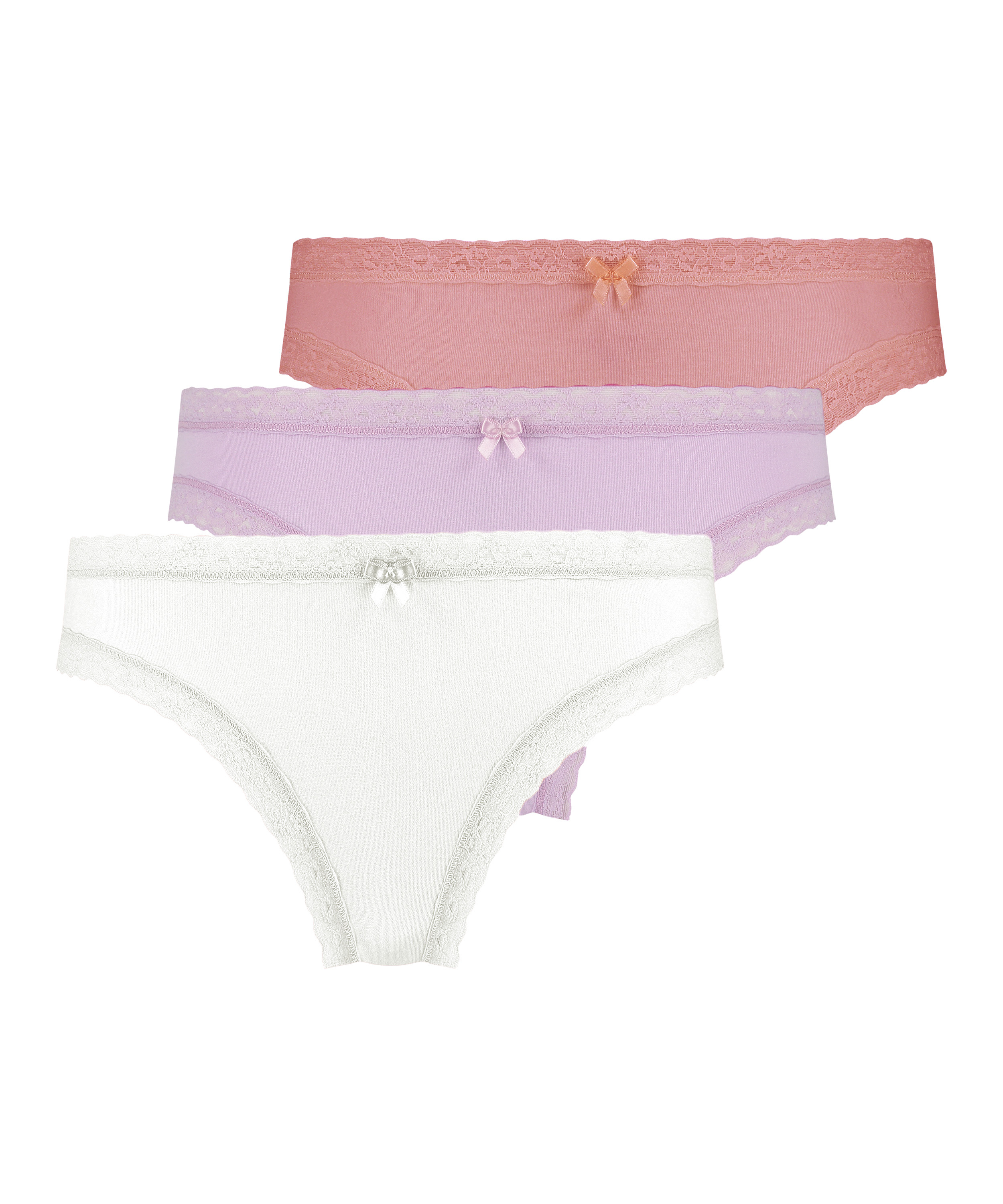 3-pak Majtek Classics, Biały, main