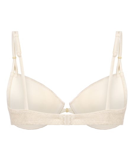 Crochet Bikini Top, Biały