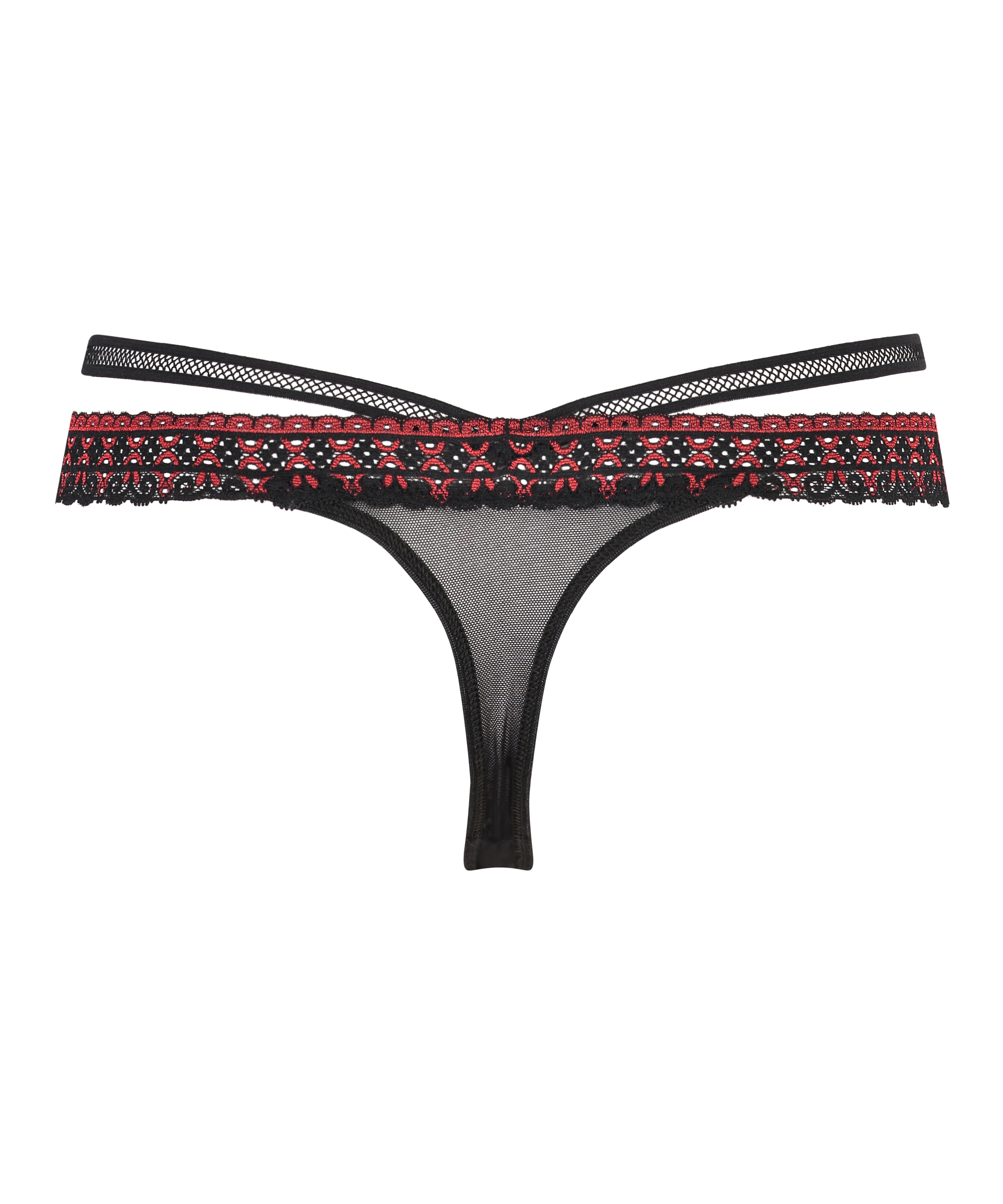 Cantaine low thong, Czarny, main