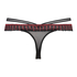 Cantaine low thong, Czarny