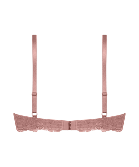 Wyściełany biustonosz push-up z fiszbinami Marine, R&oacute;żowy