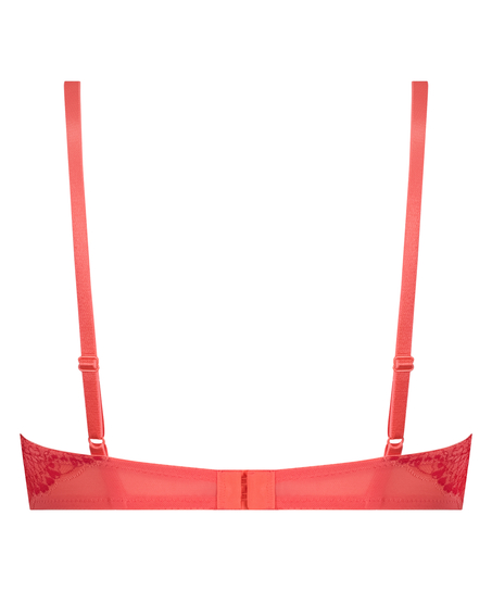 Biustonosz usztywniany z fiszbinami Cherry, R&oacute;żowy