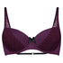 Selene padded underwired bra, Fioletowy