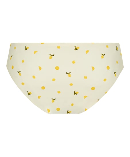 Brazyliany micro ze wzorem, Biały