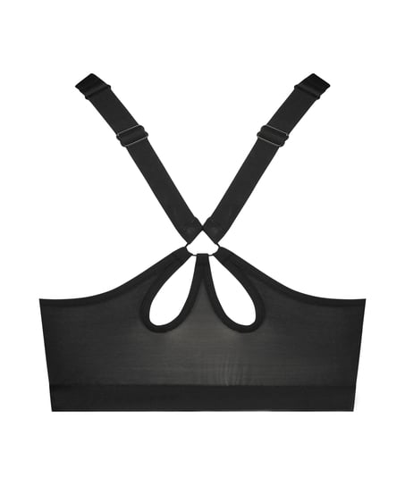 Biustonosz sportowy HKMX All Star Level 3, Czarny