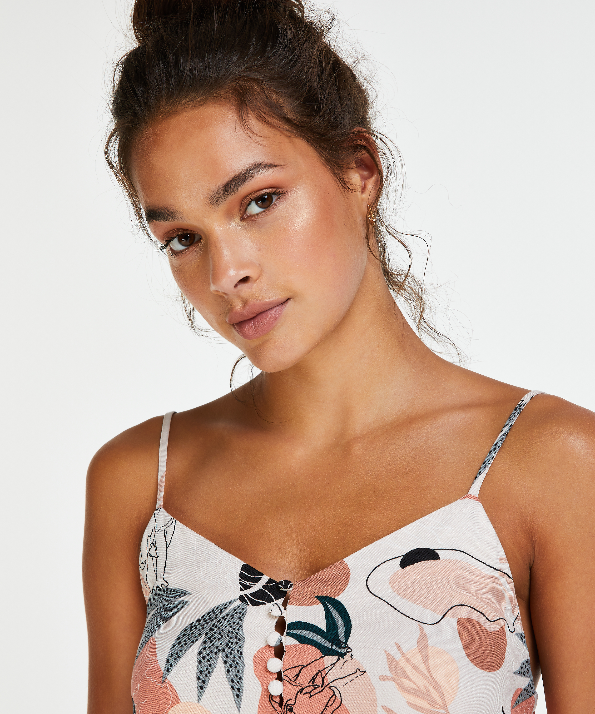 Woven cami, R&oacute;żowy, main