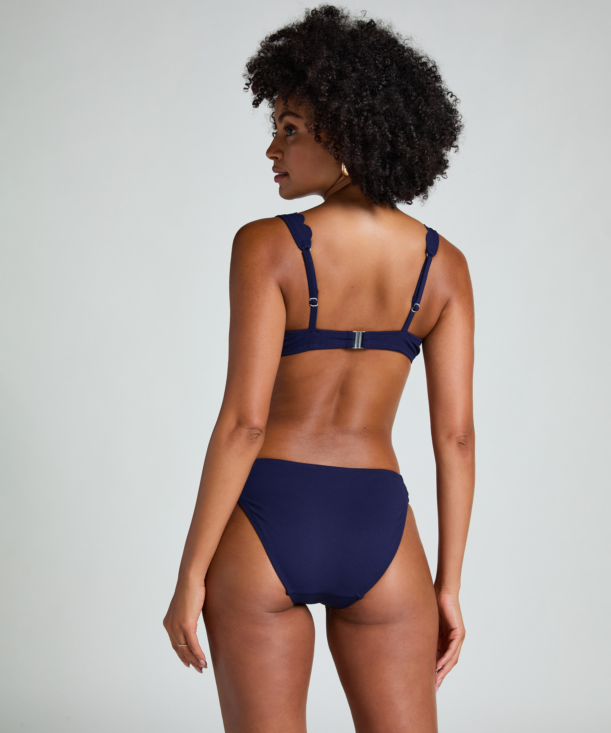 Majtki Bikini Rio Scallop, Niebieski, main