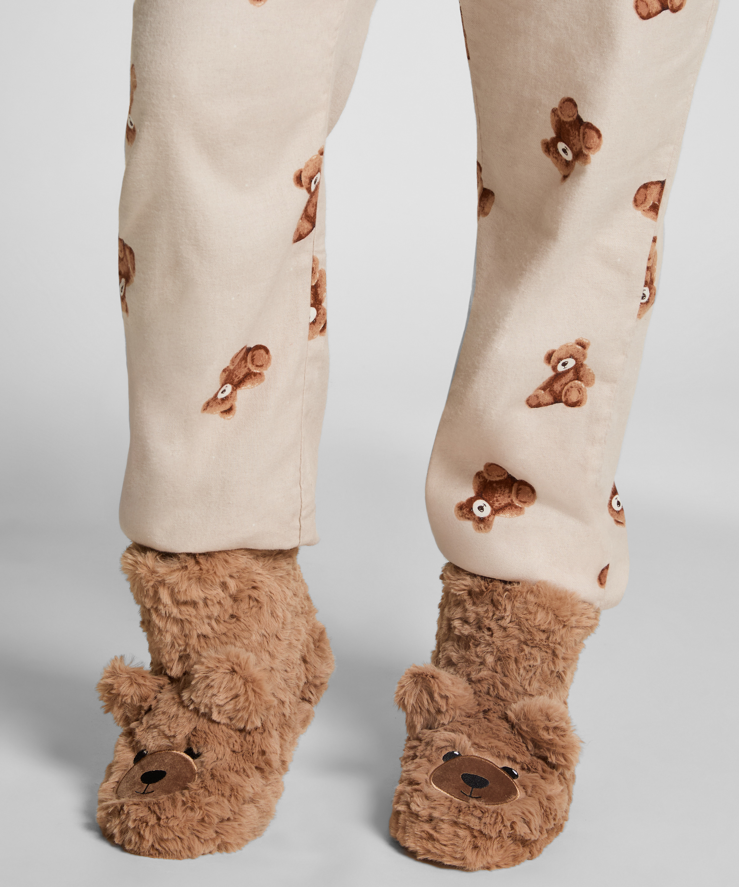 Kapcie Teddy Bear, Beżowy, main