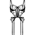 Gorset Olivia, Czarny