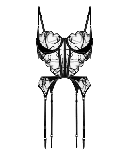 Gorset Olivia, Czarny