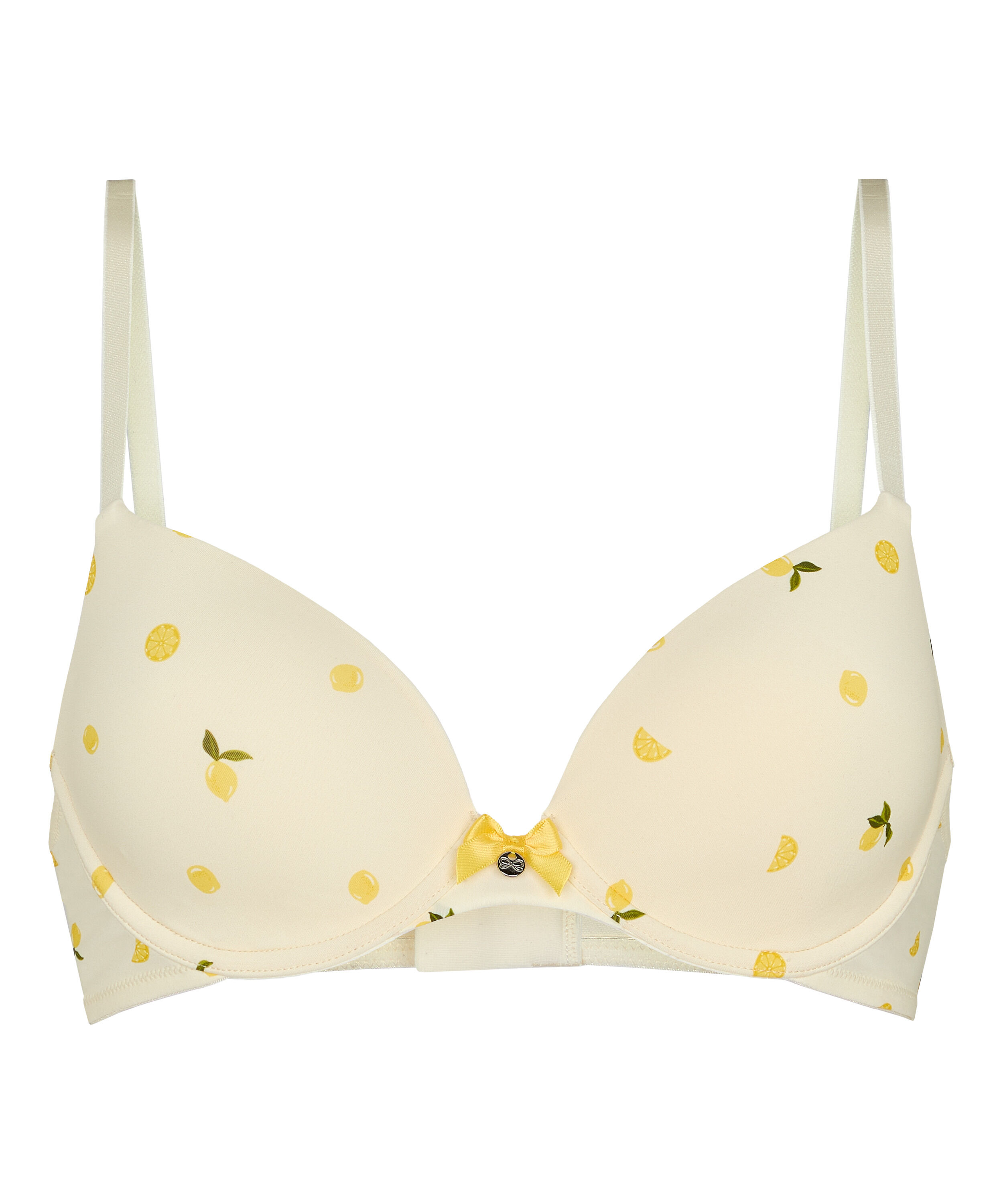 Biustonosz usztywniany z fiszbinami Plunge, Ż&oacute;łty