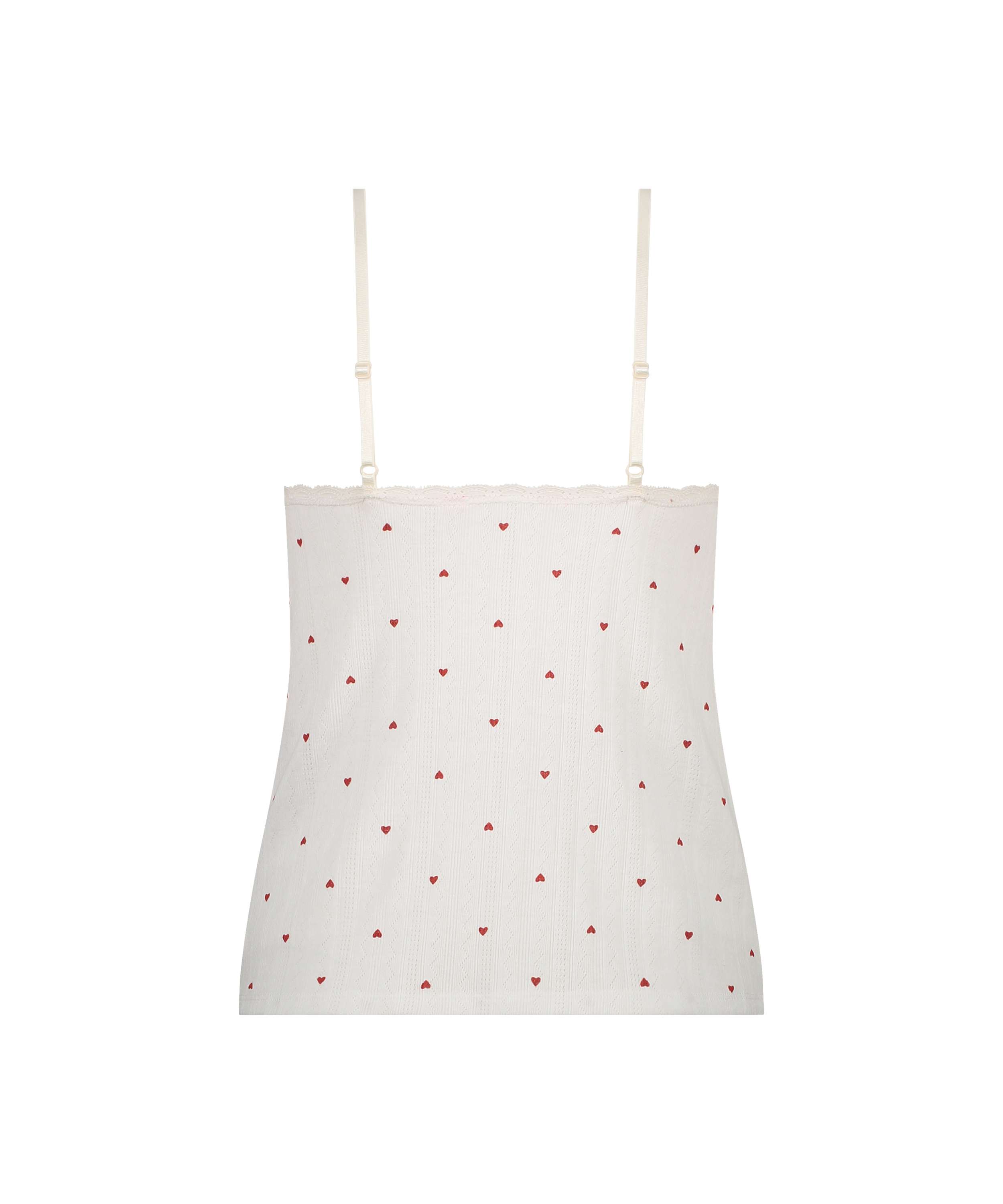 Cami lace top, Biały, main