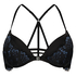 Doutzen Enchanted padded underwired push-up bra, Czarny
