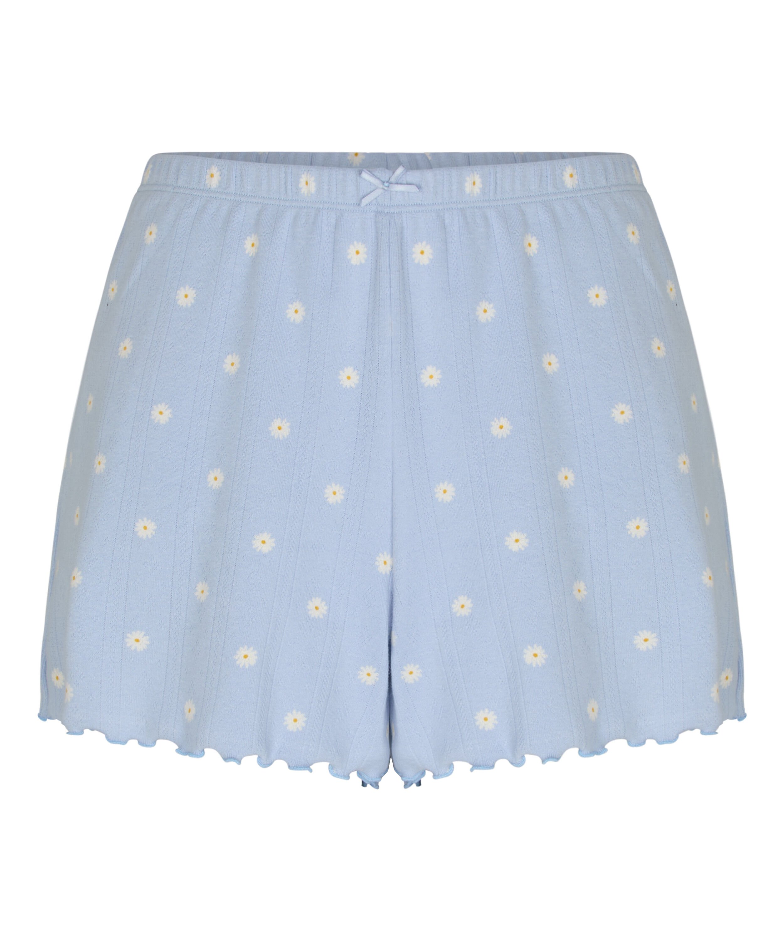 Szorty Pointelle, Niebieski