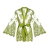 Kimono z koronką Isabelle, Zielony
