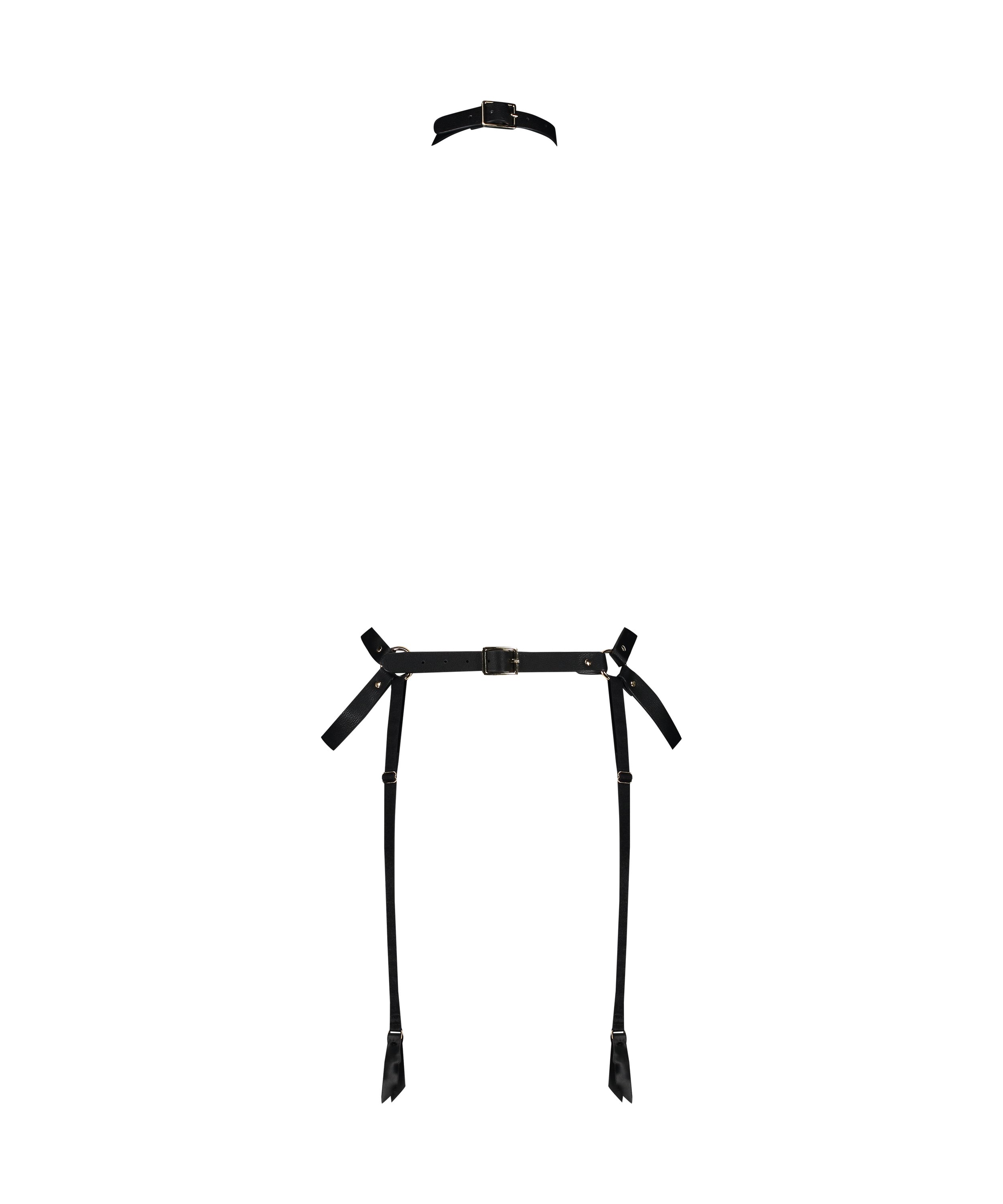 Private Uprząż ze sztucznej sk&oacute;ry, Czarny, main