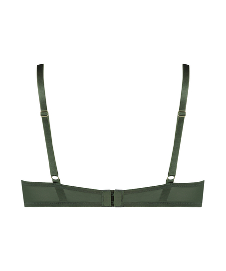 Usztywniany biustonosz bez fiszbin Kate, Zielony