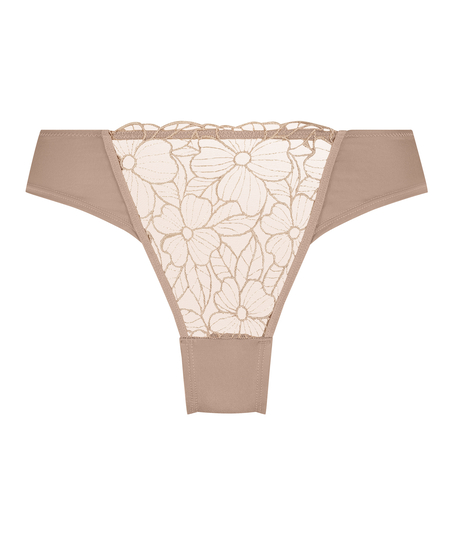 Majtki brazylijskie Anya, Brązowy