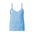 Cami Top Welurowy rib, Niebieski
