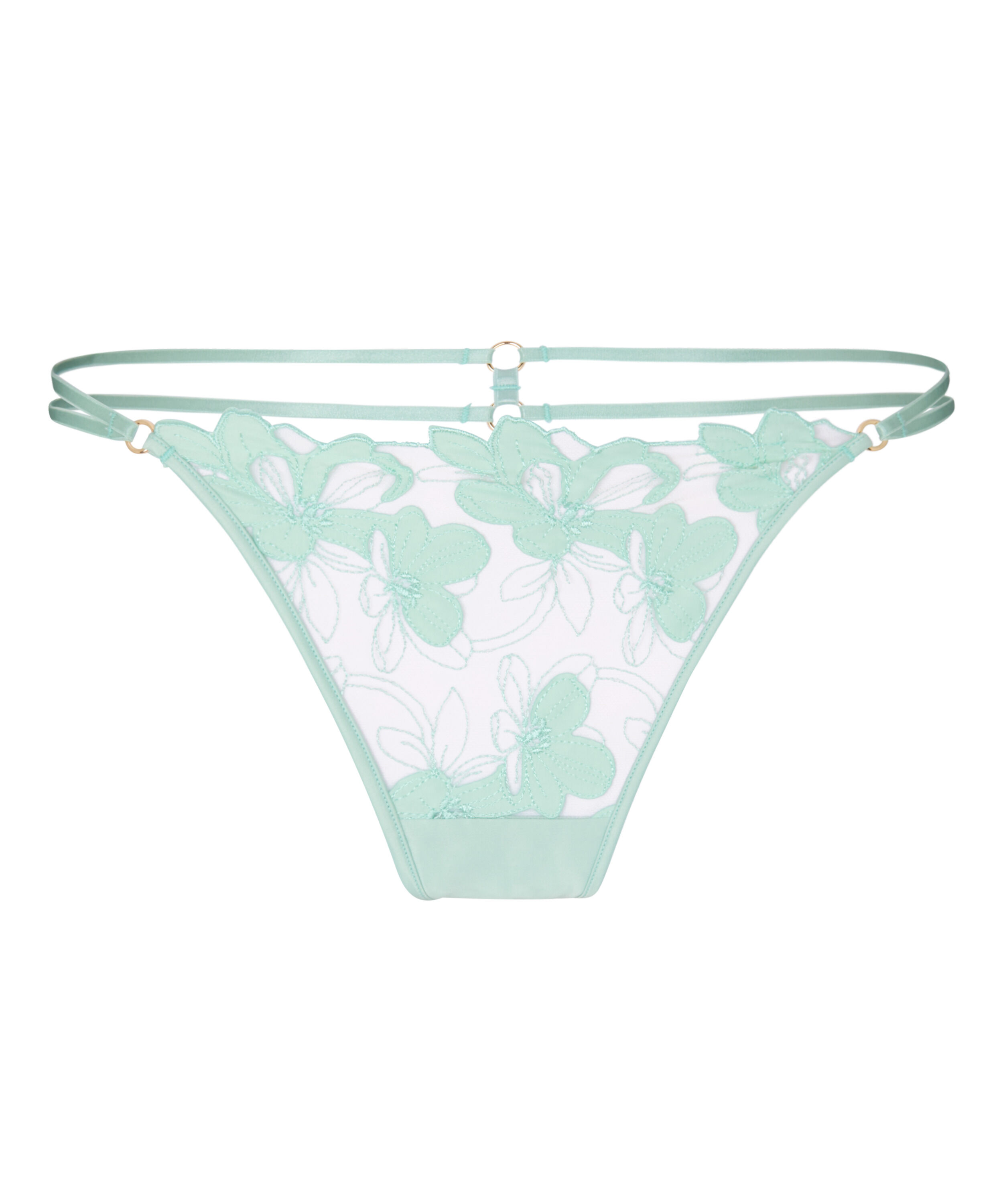 Longline Biustonosz z Fiszbinami Bez Wkładek Tasha, Zielony